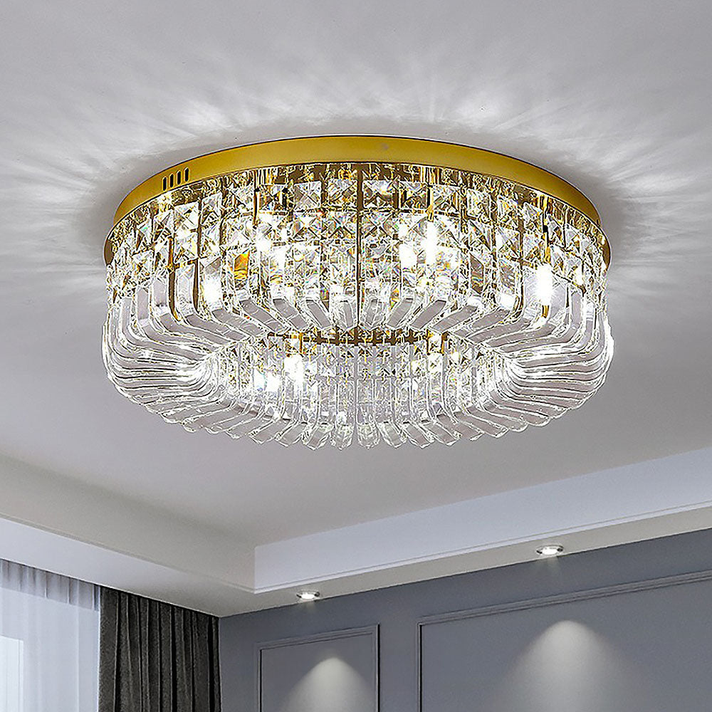 Glamorous Bedroom Flush Light