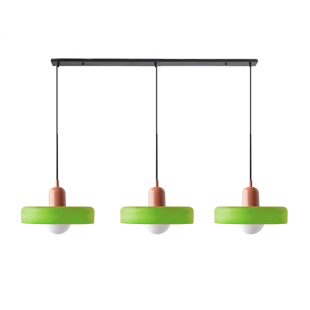 Triple Glass Pendant Light