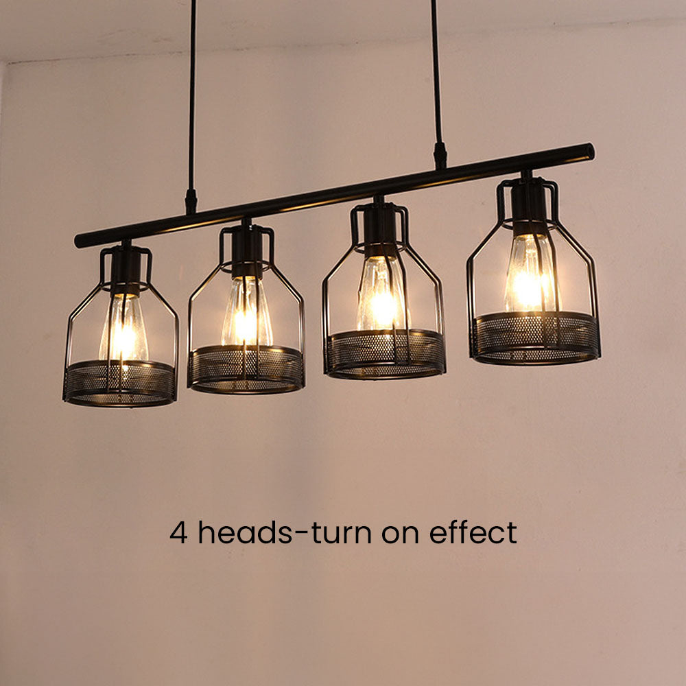 Vintage Black Island Fixture