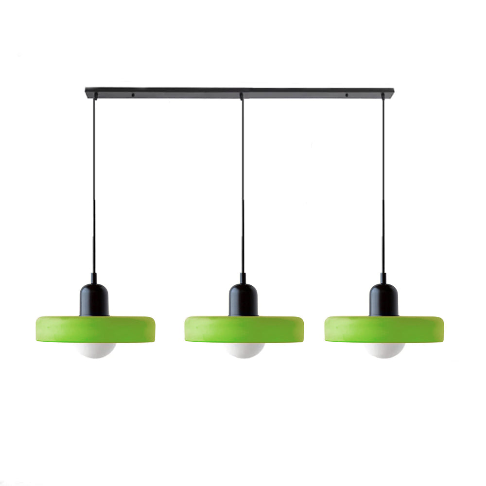 Triple Glass Pendant Light