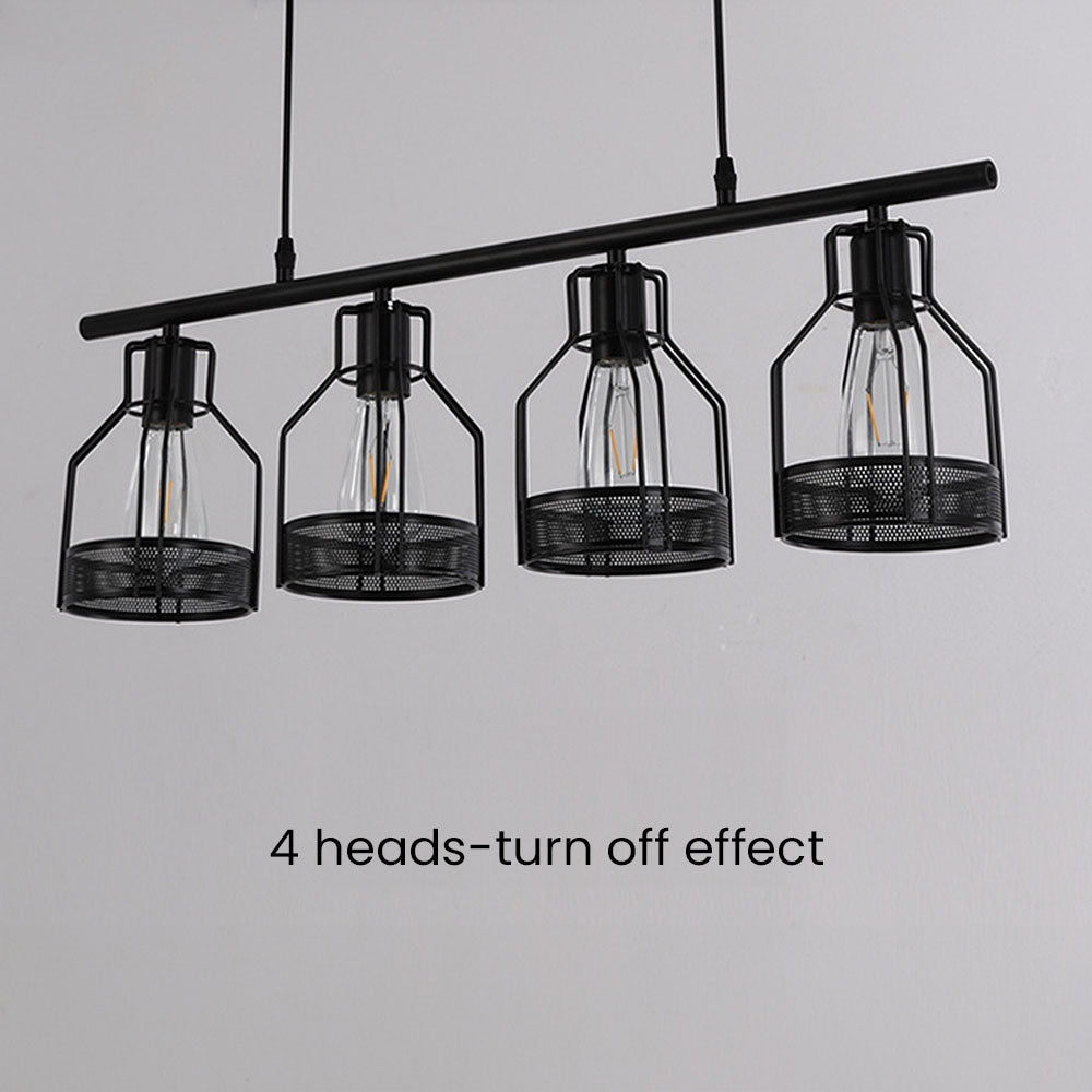 Vintage Black Island Fixture