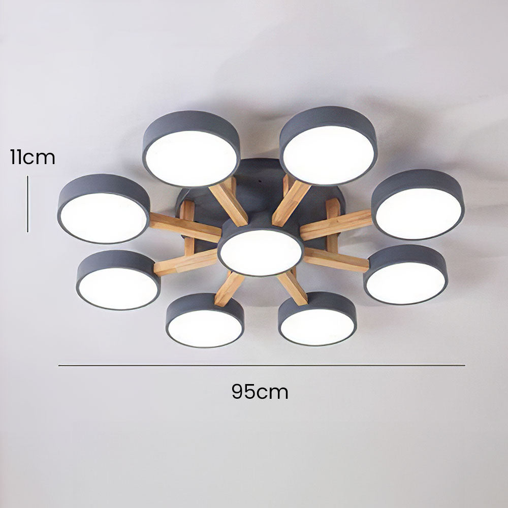 Modern Flush Bedroom Lamp