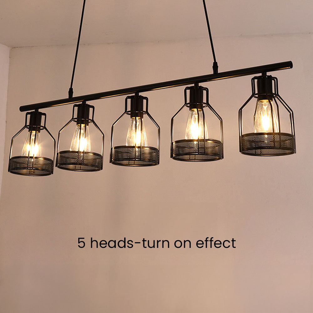 Vintage Black Island Fixture