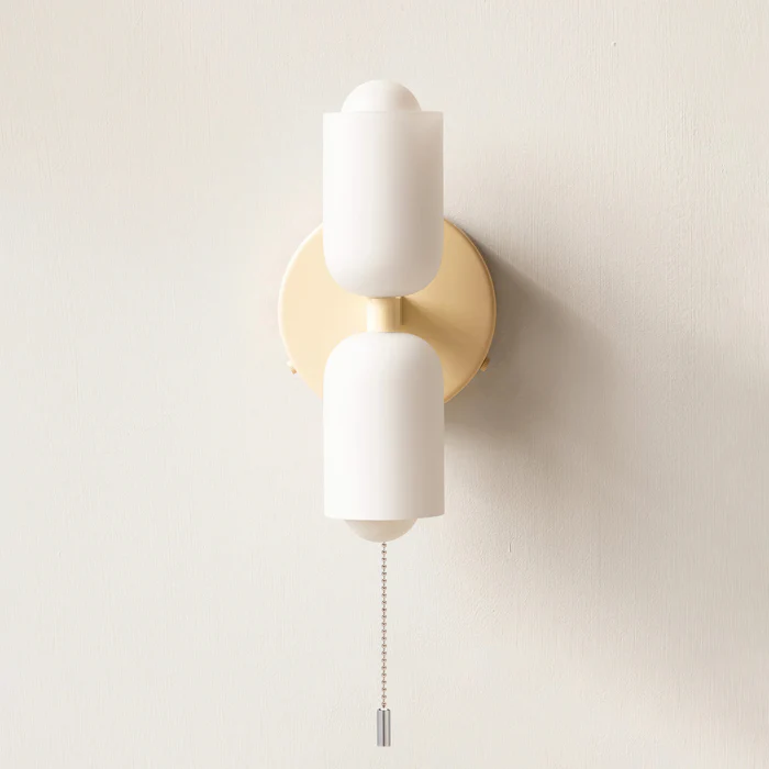 Modern Twin Head Wall Sconce