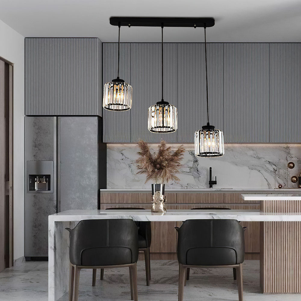 Multi-Light Crystal Island Pendant