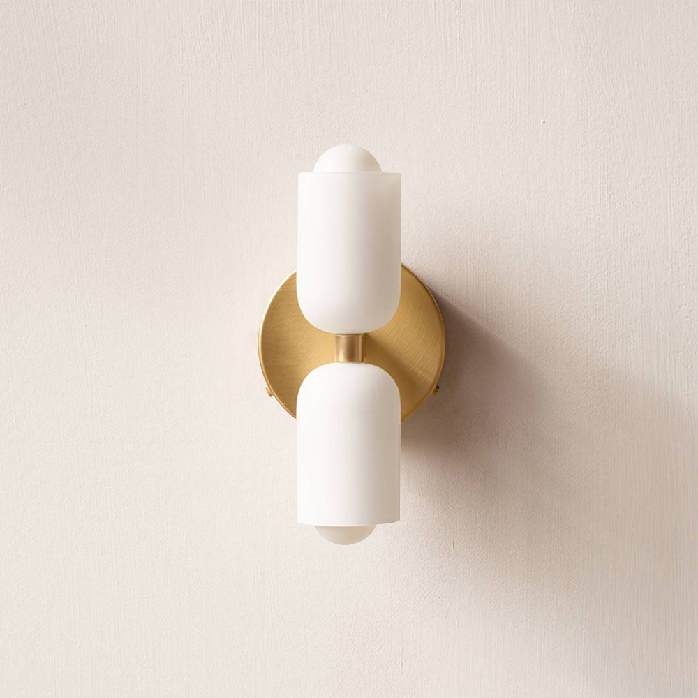Modern Twin Head Wall Sconce