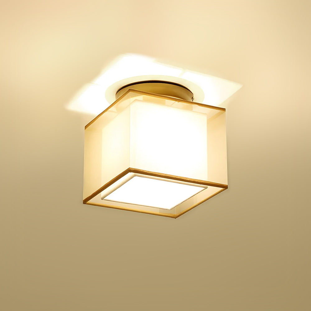 Vintage Fabric Ceiling Lamp