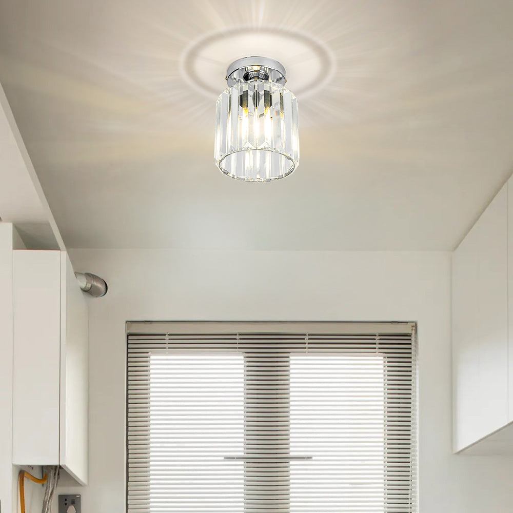 Set of 2 Crystal Ceiling Lights