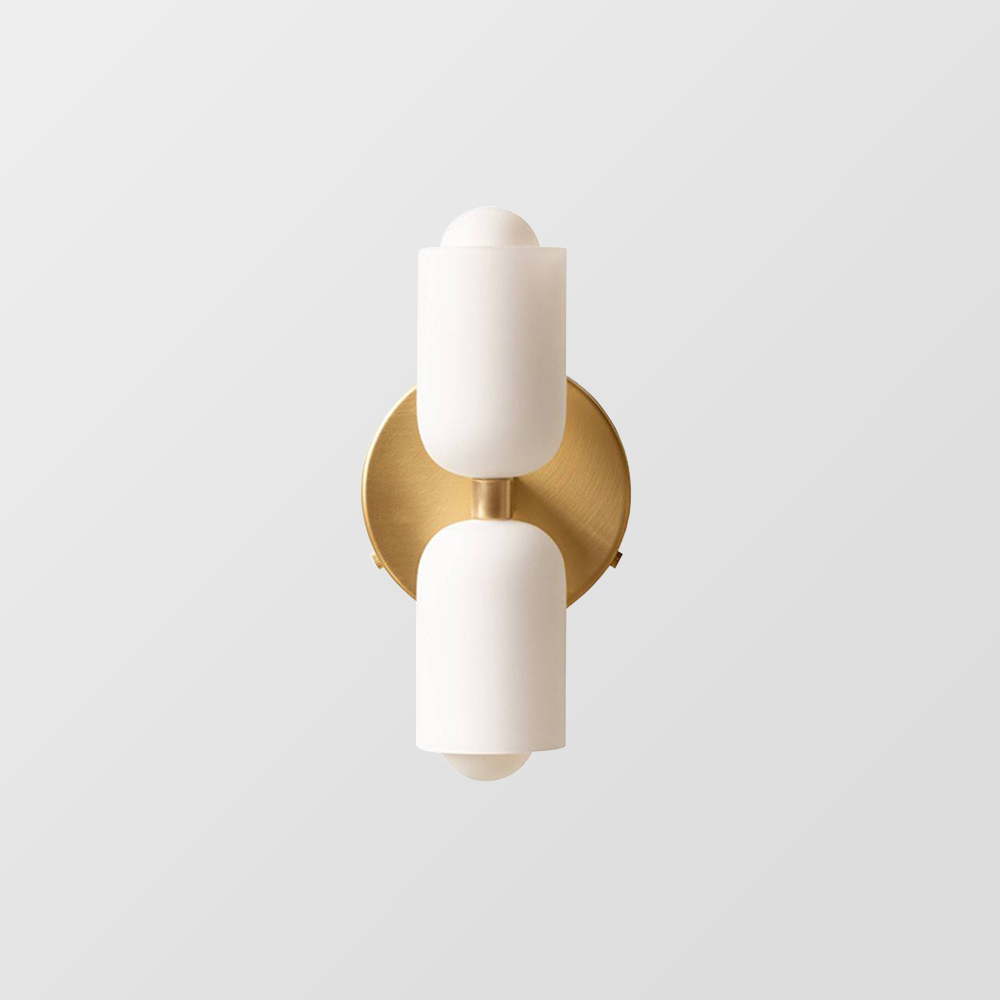 Modern Twin Head Wall Sconce
