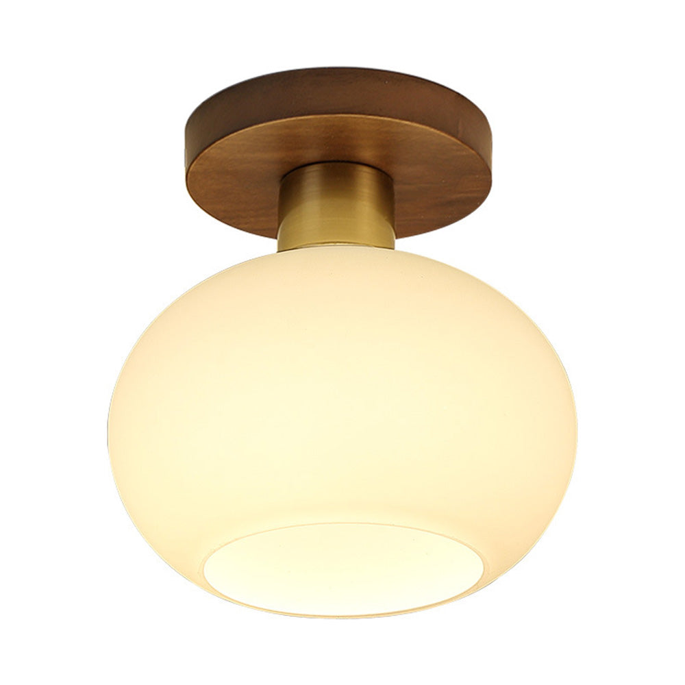Walnut Minimalist Ceiling Light