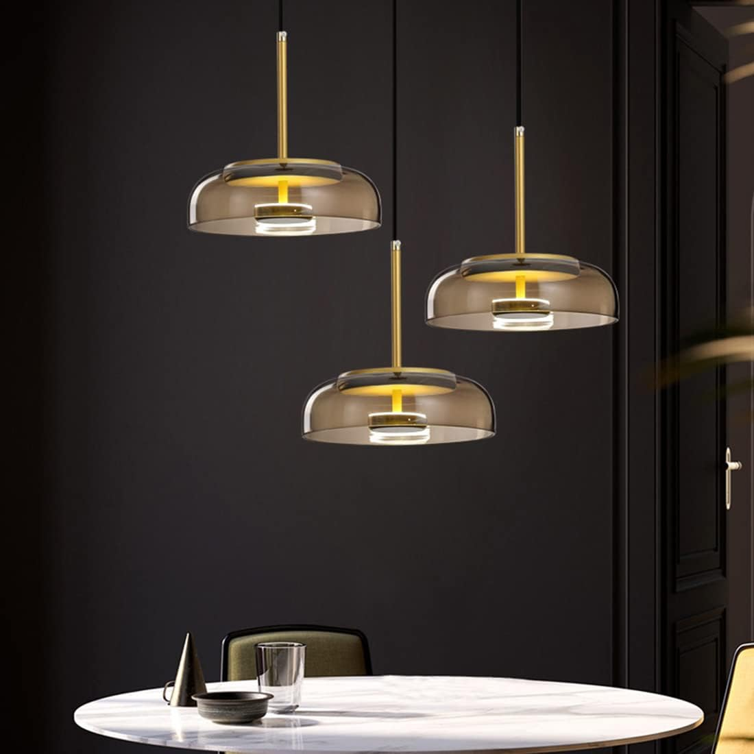 Contemporary Glass Shade Pendant