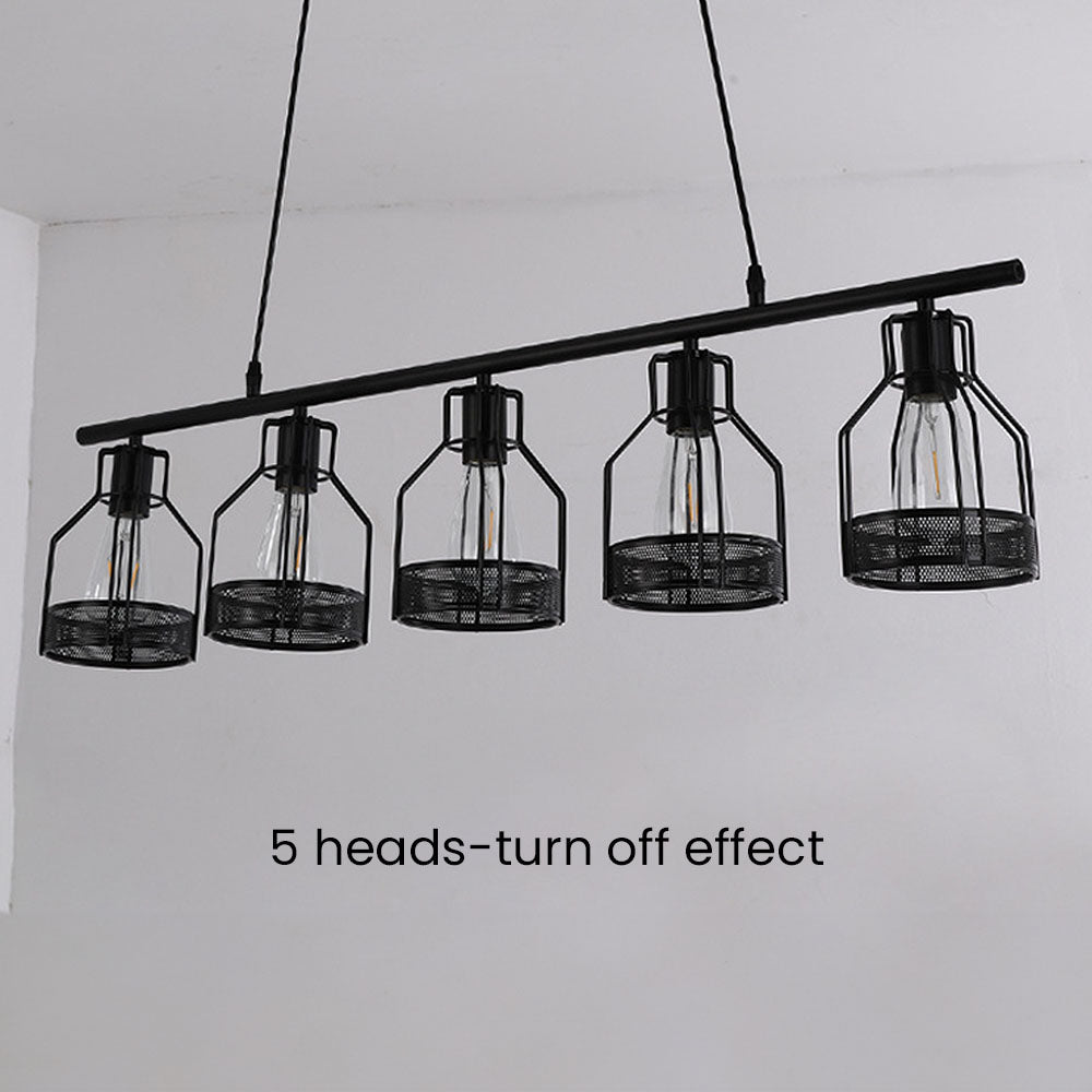 Vintage Black Island Fixture