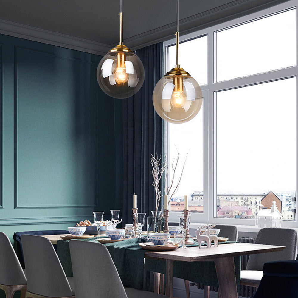 Frosted Glass Pendant Ceiling Light