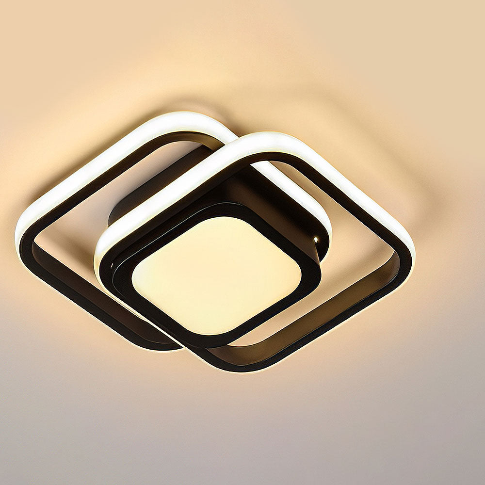 Twin Ring LED Ceiling Light