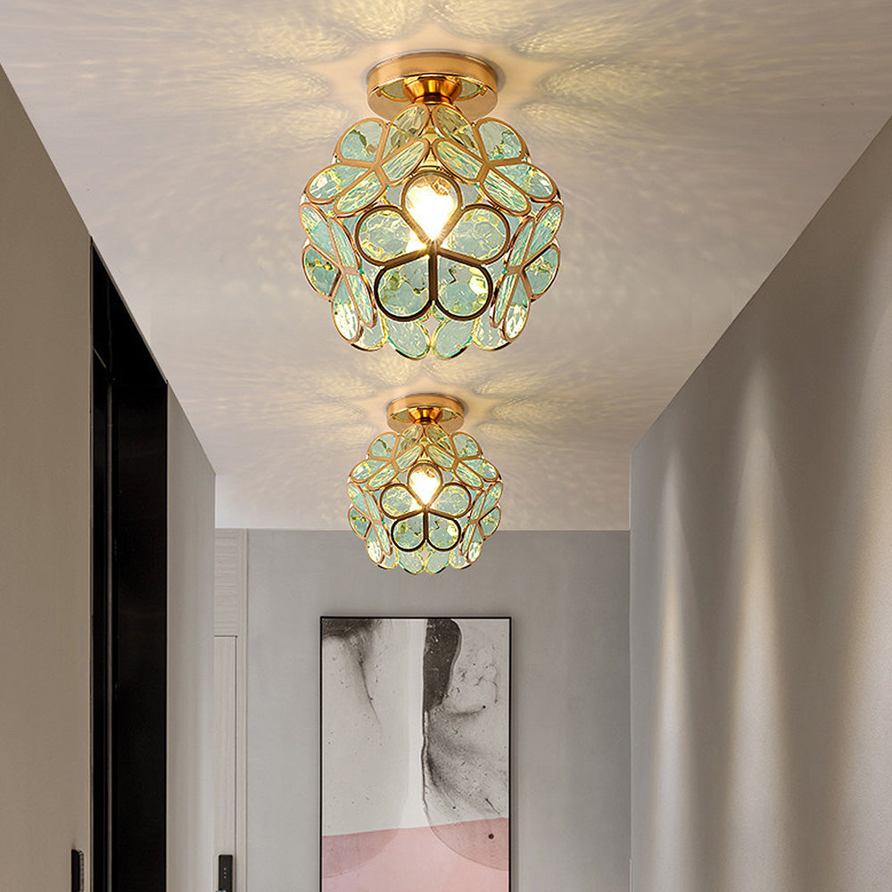 Glass Hallway Light
