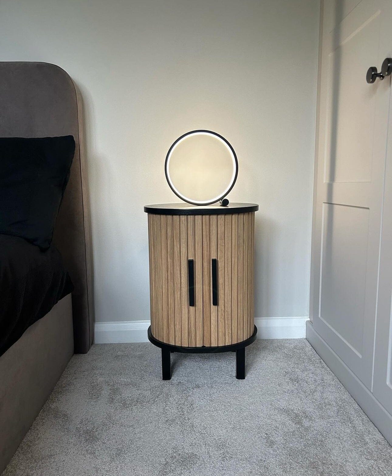 Modern Round LED Bedside Lamp