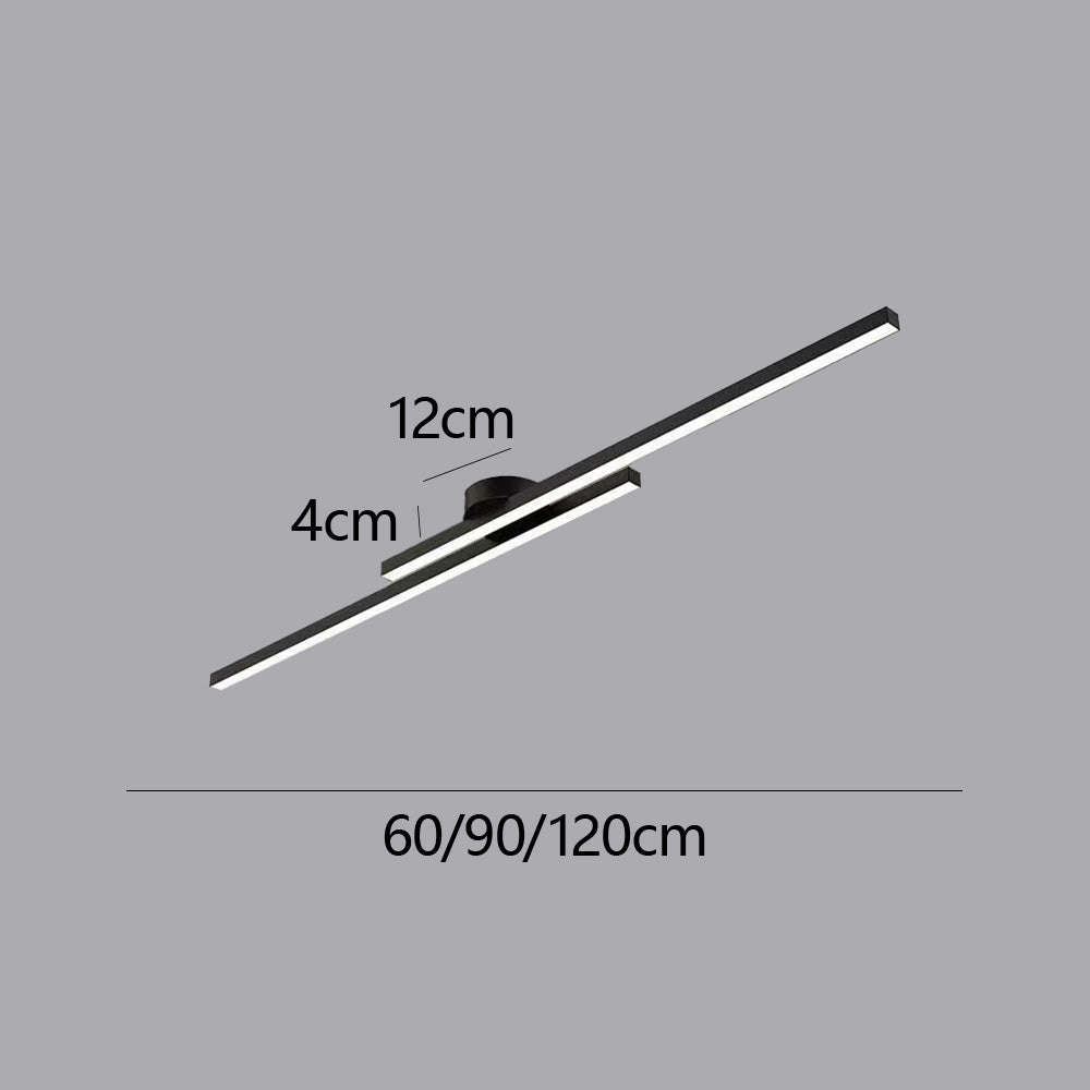 Elongated Aluminum LED Ceiling Light
