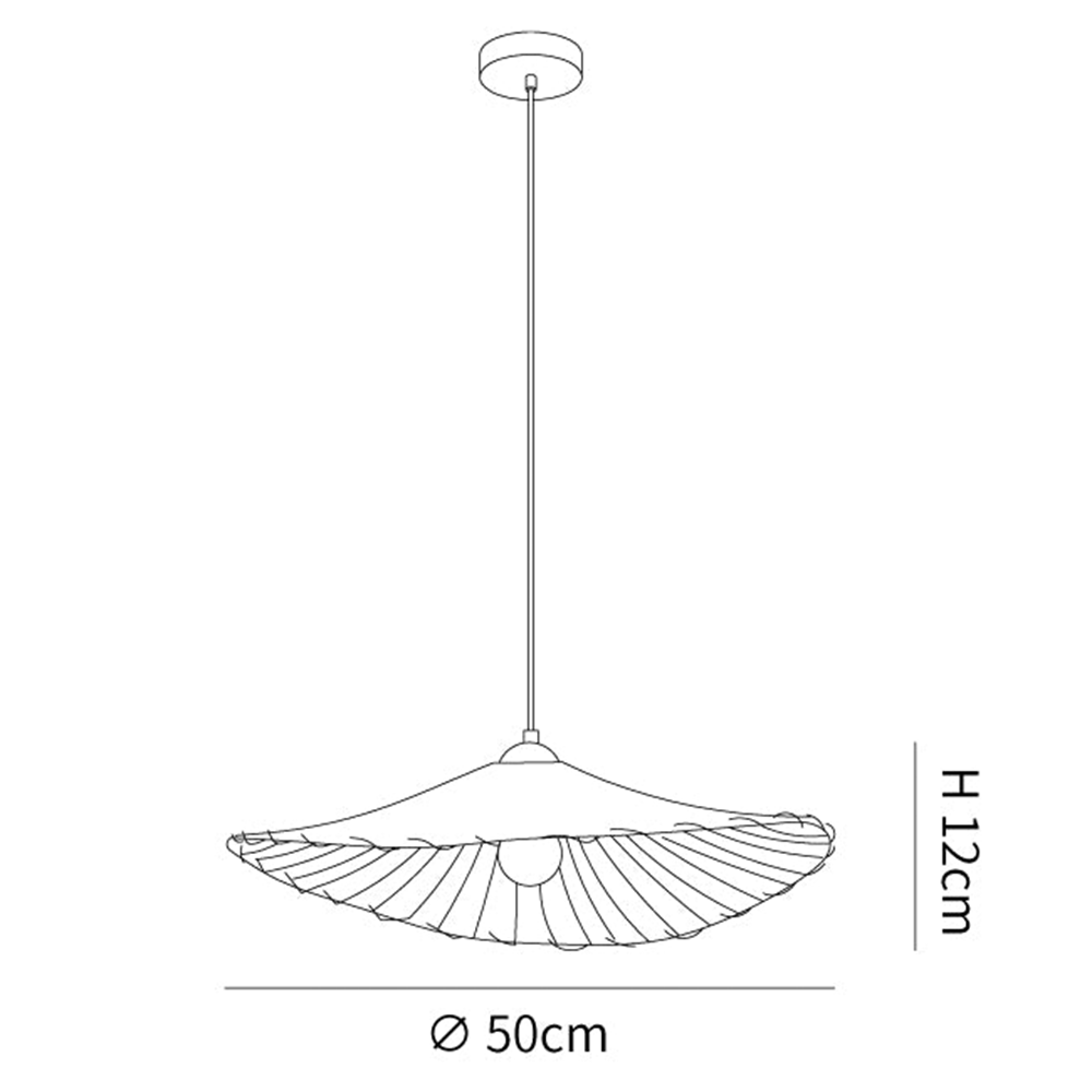 Wabi-Sabi Lotus Pendant Light