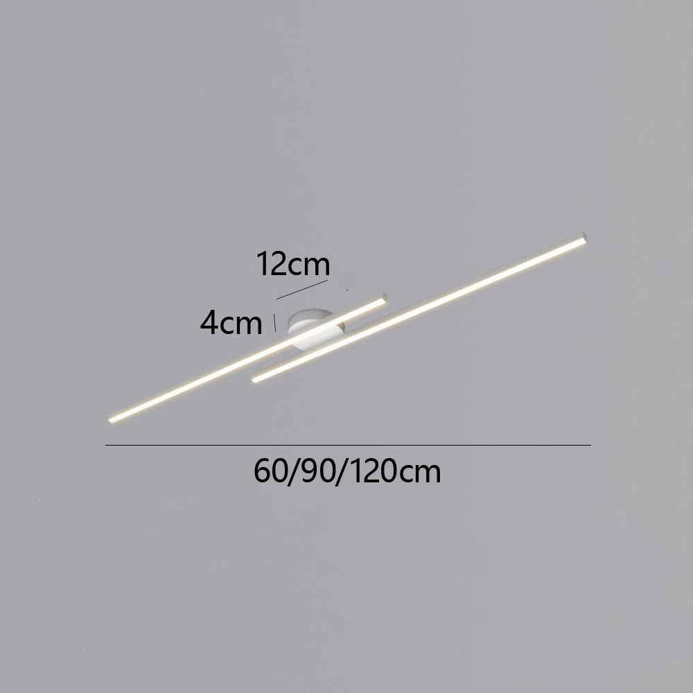 Elongated Aluminum LED Ceiling Light