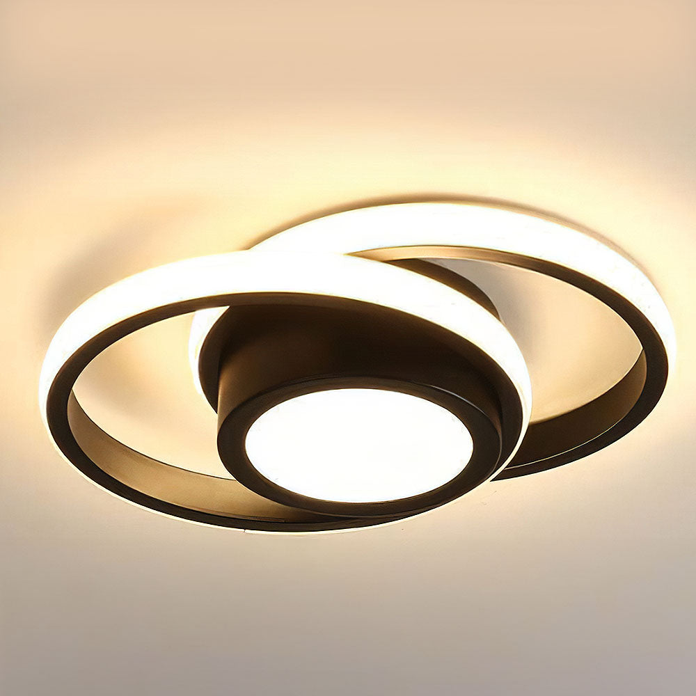 Twin Ring LED Ceiling Light
