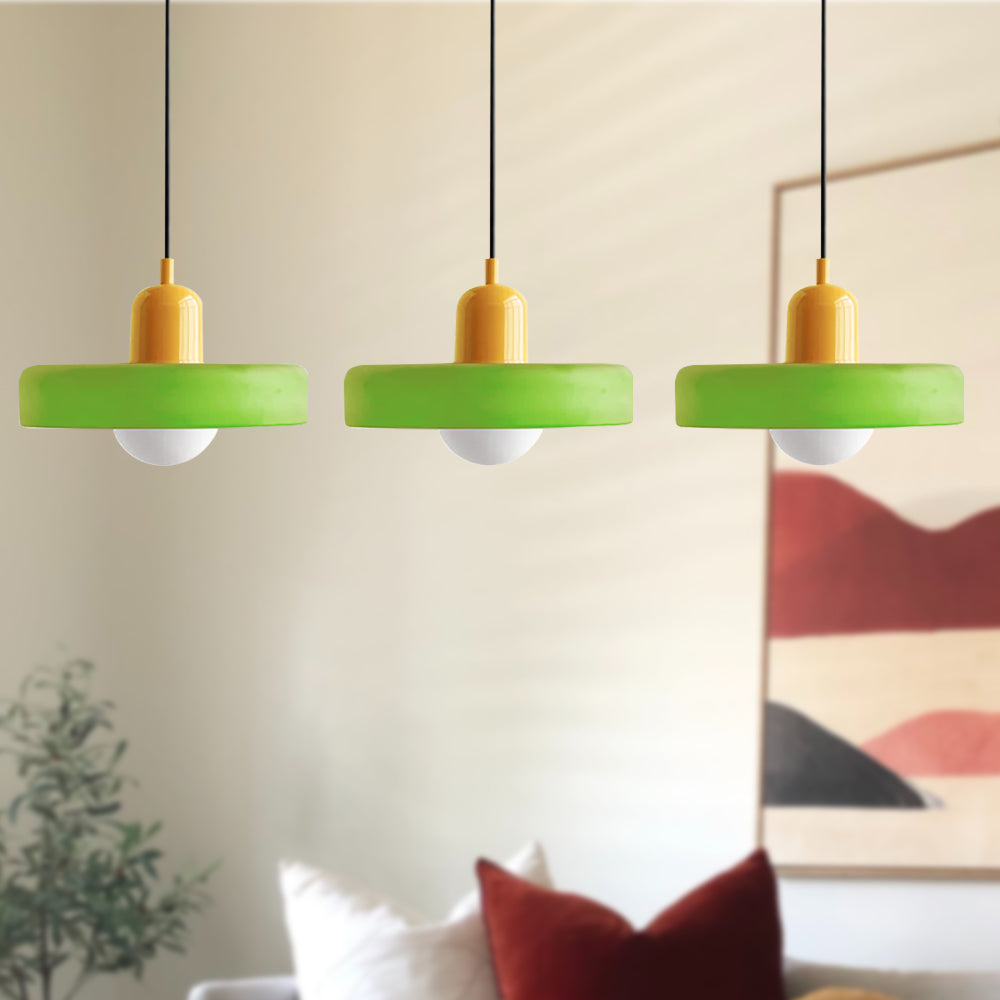 Triple Glass Pendant Light