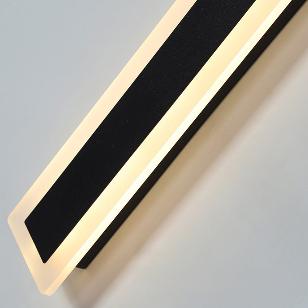 Black Modern LED Outdoor Wall Lamp IP65