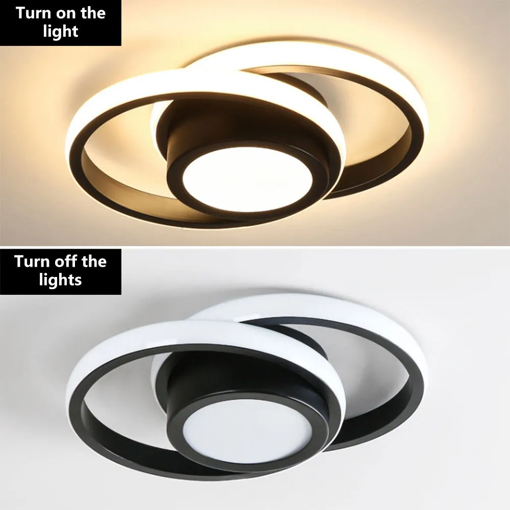 Twin Ring LED Ceiling Light
