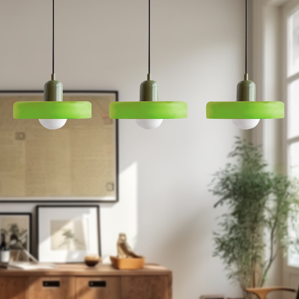 Triple Glass Pendant Light