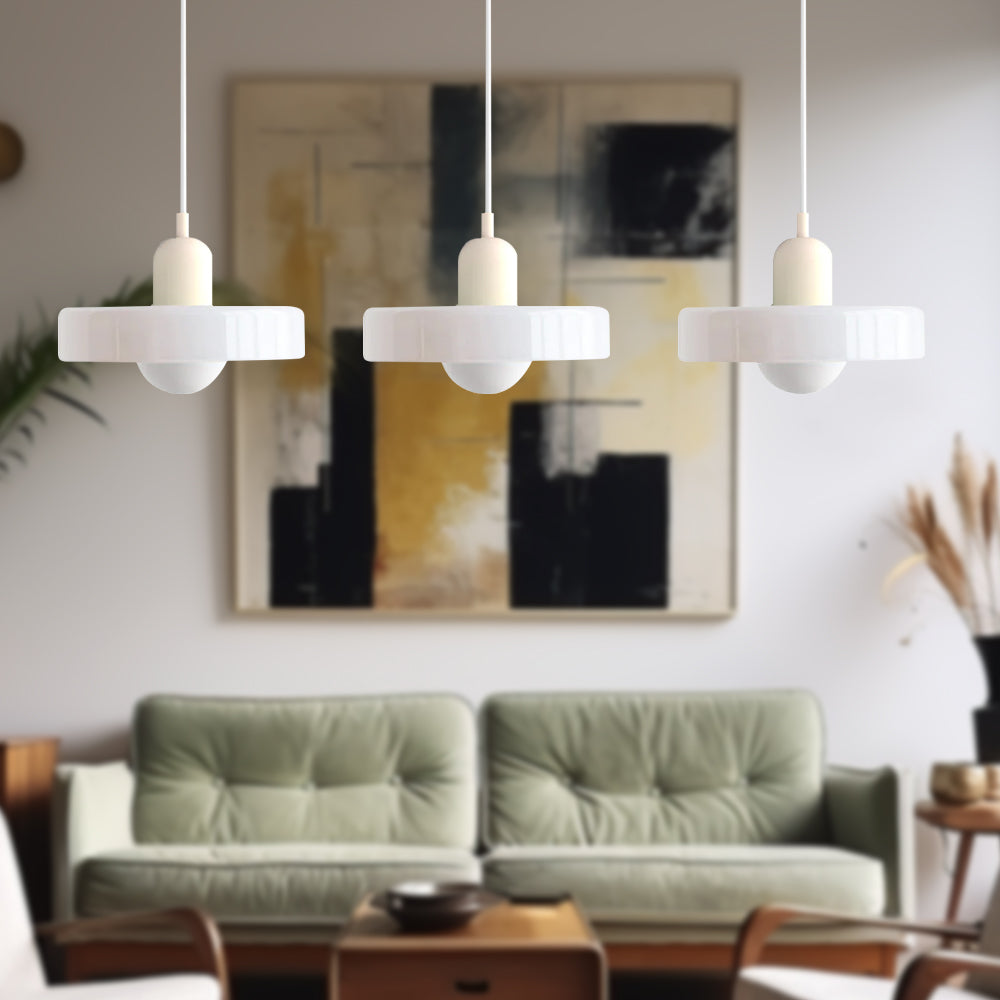 Triple Glass Pendant Light