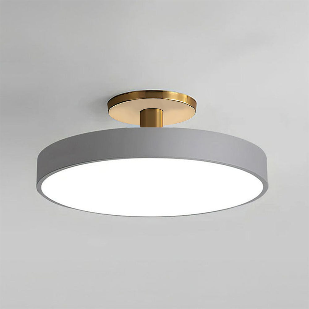 Round LED Ceiling Lamp in Minimalist Design