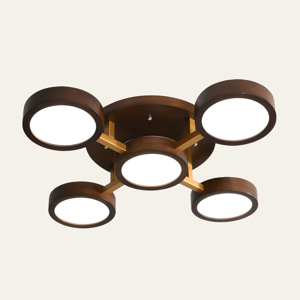 Wood Frame LED Ceiling Light