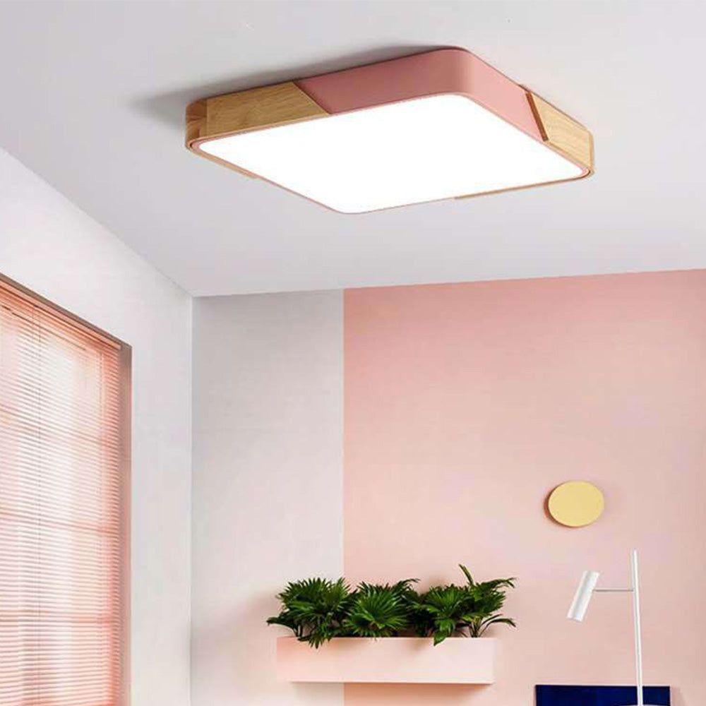 Colorful Square LED Ceiling Light