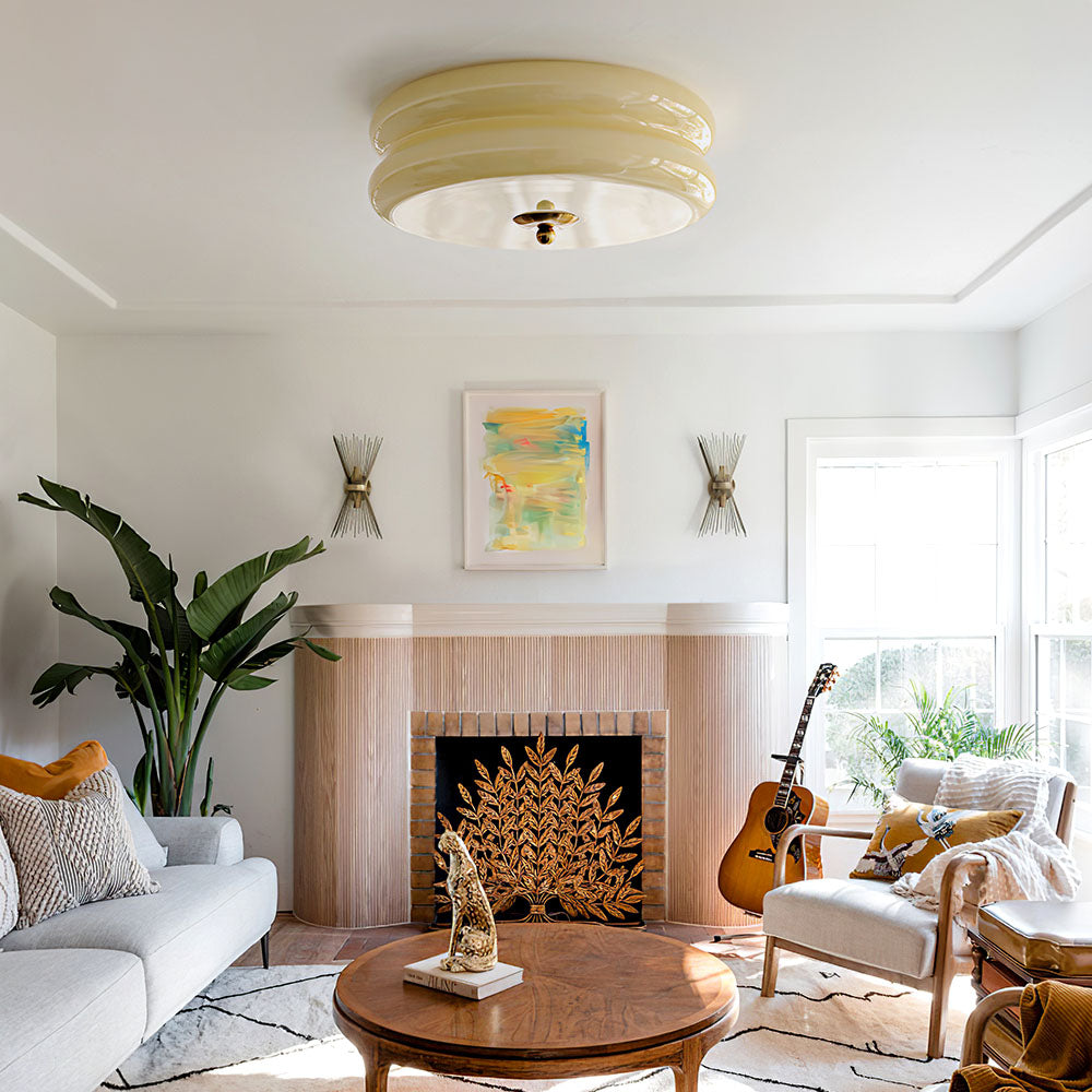 Cream Cake Art Deco Ceiling Light