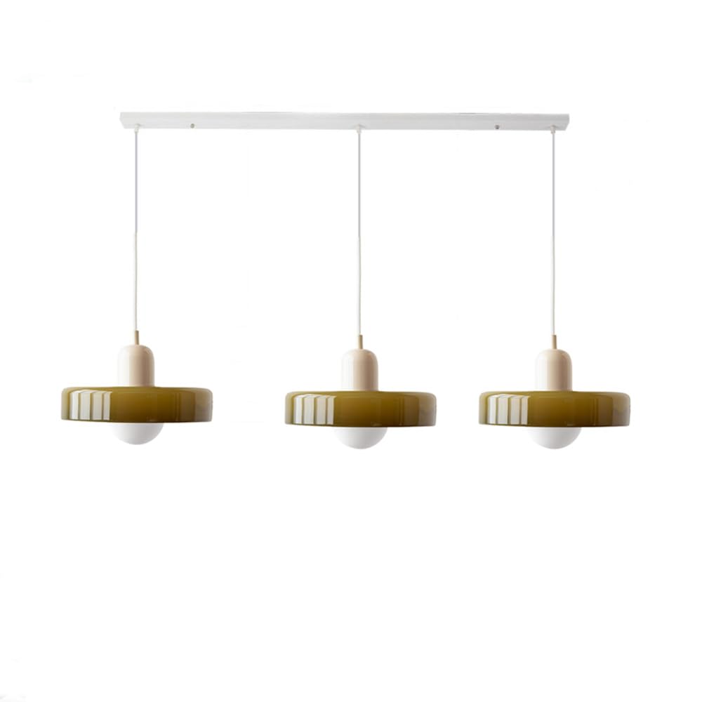 Triple Glass Pendant Light
