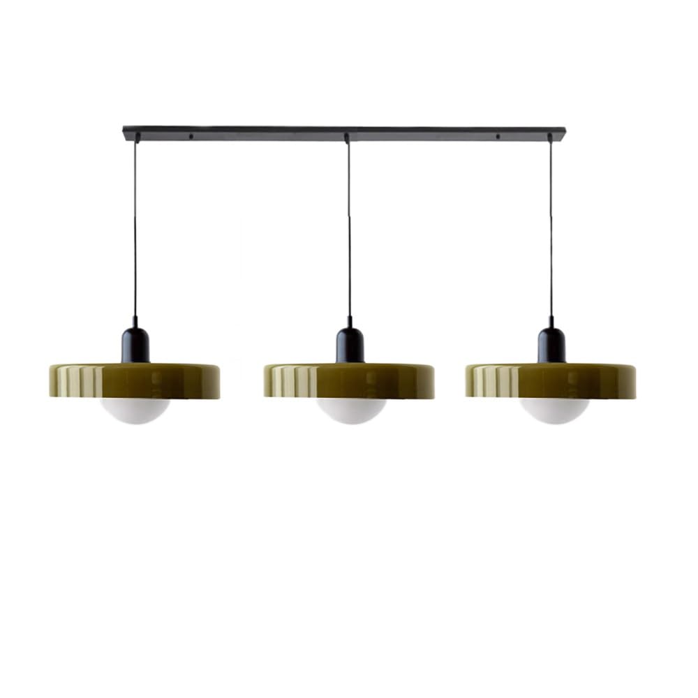 Triple Glass Pendant Light