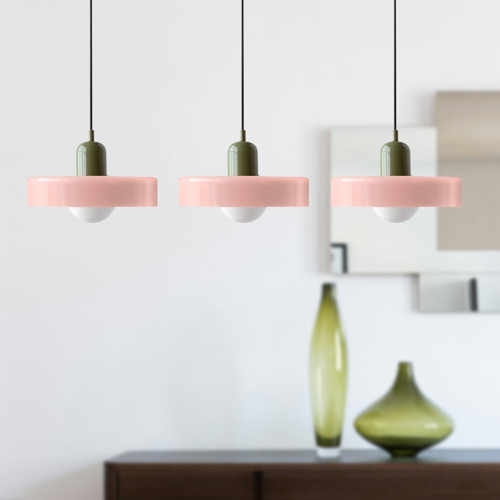 Triple Glass Pendant Light