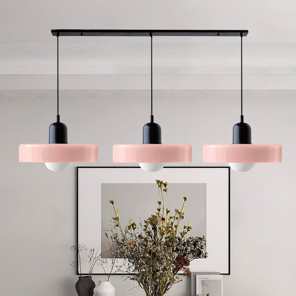 Triple Glass Pendant Light