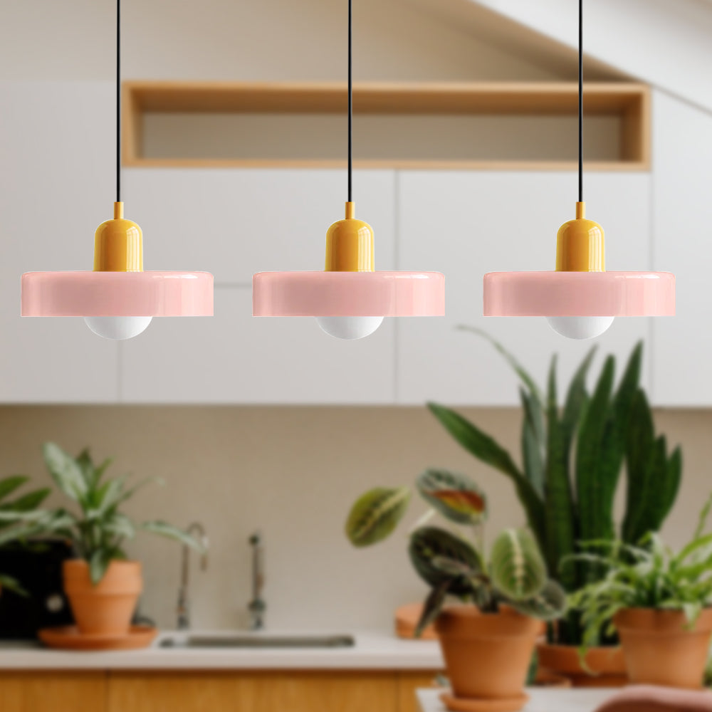 Triple Glass Pendant Light