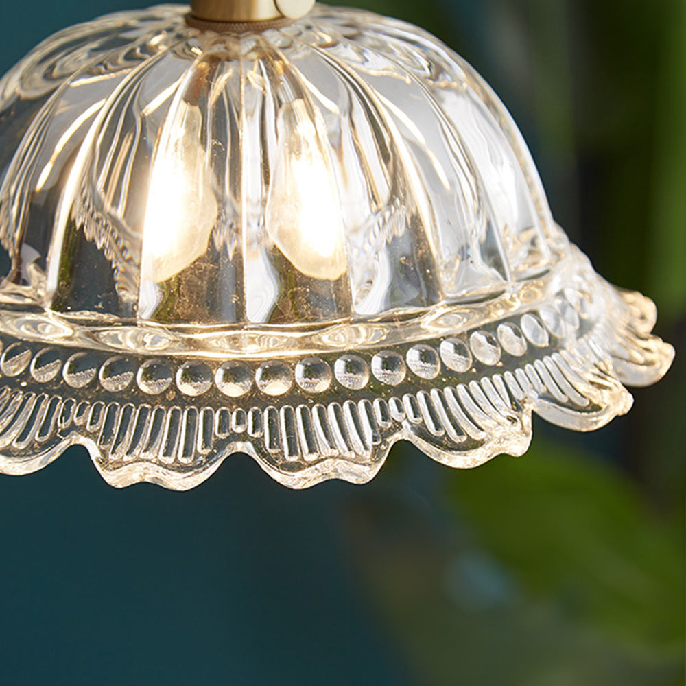 Clear Glass Hanging Lamp for Islands