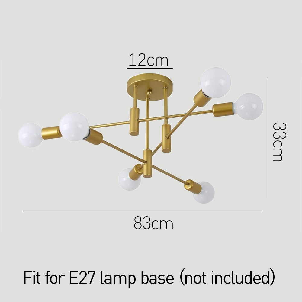 Nordic Black LED Ceiling Light