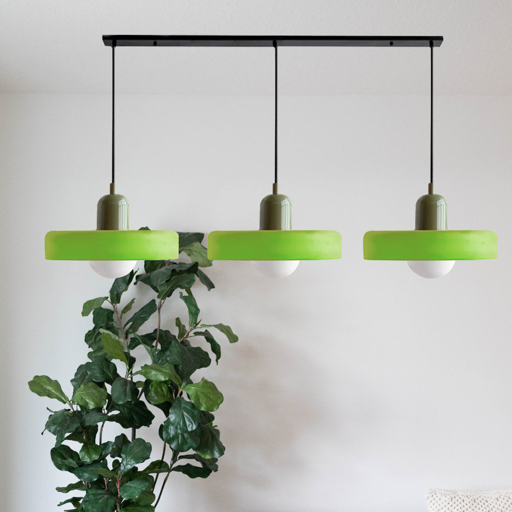 Triple Glass Pendant Light