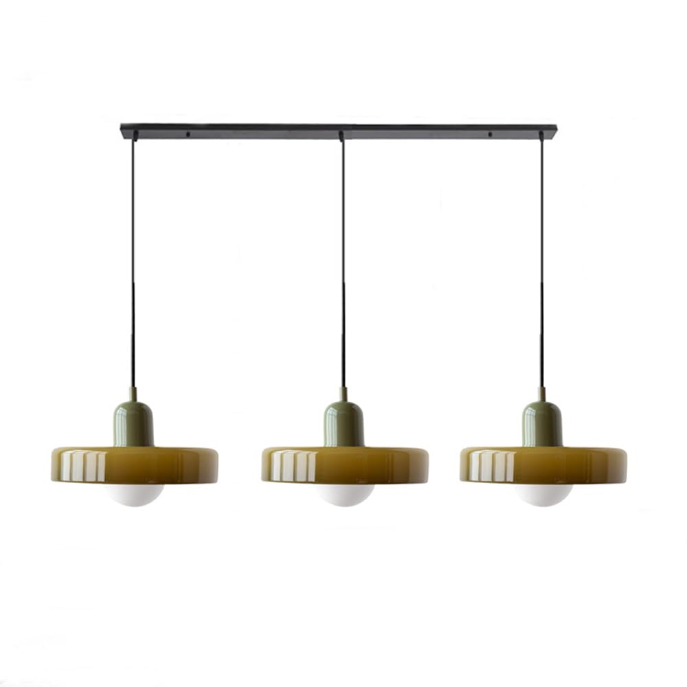 Triple Glass Pendant Light