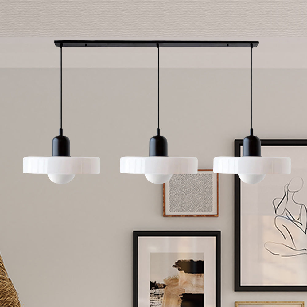 Triple Glass Pendant Light