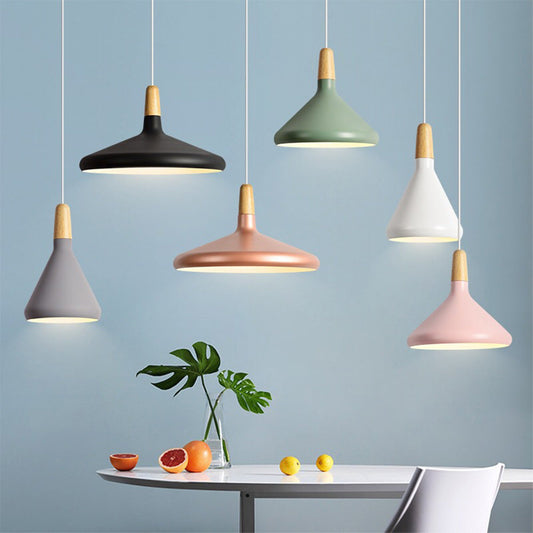 Macaron Wooden Pendant Light