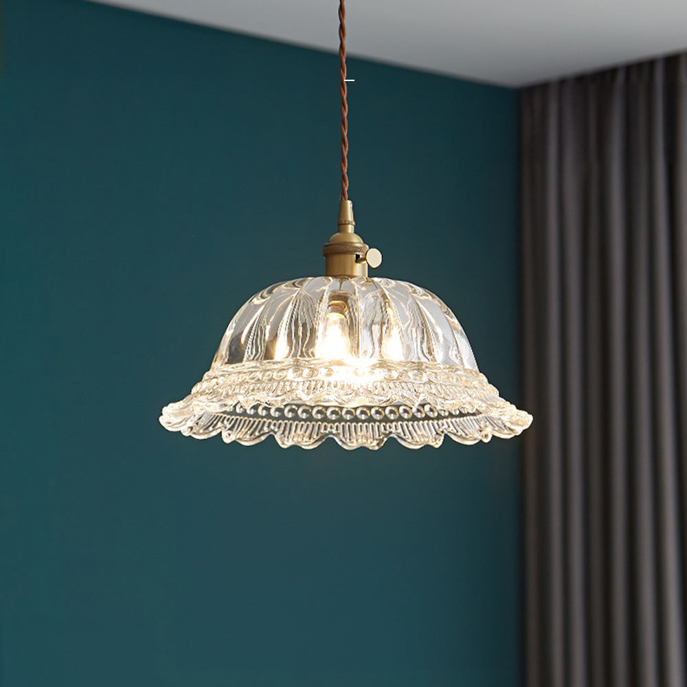 Clear Glass Hanging Lamp for Islands