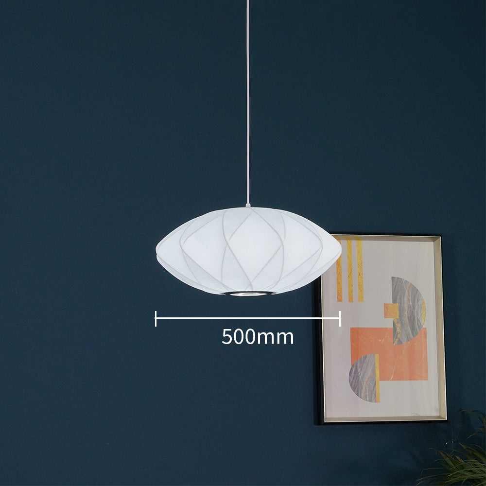 White Lantern Pendant Light