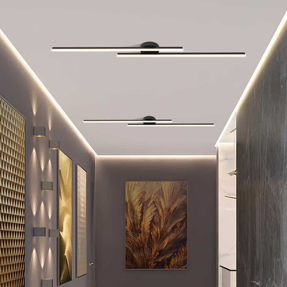 Elongated Aluminum LED Ceiling Light