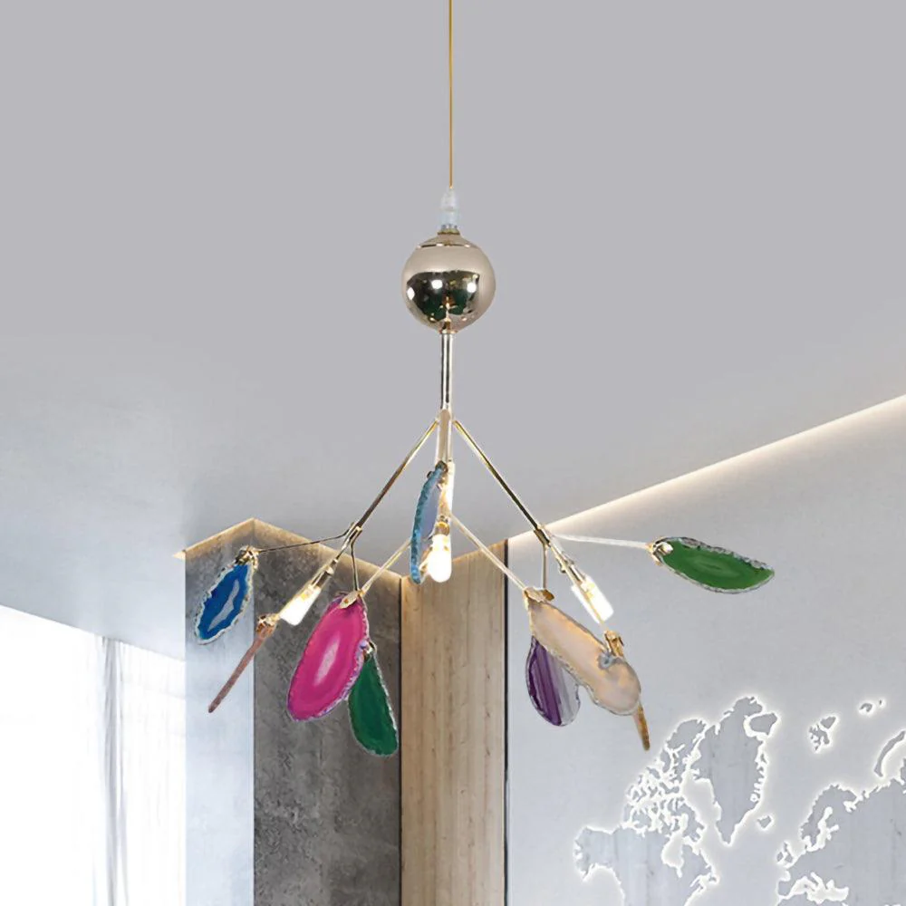 Luxury Agate Stone Chandelier