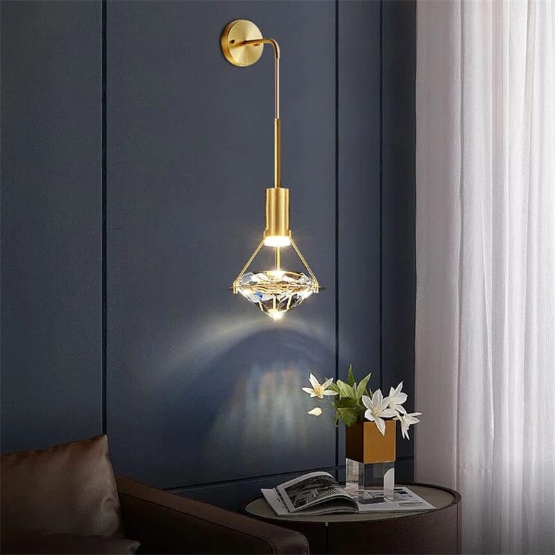 Diamond Cut Wall Sconce
