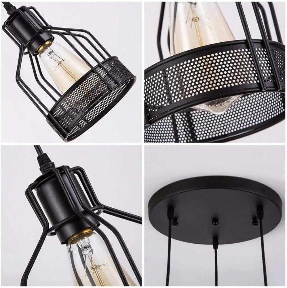 Vintage Black Island Fixture